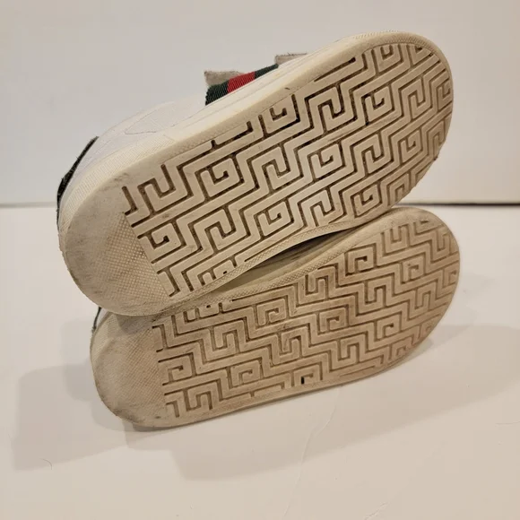 Gucci slip on ace sneaker white with web